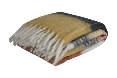 Brafab Honung Pläd Gul