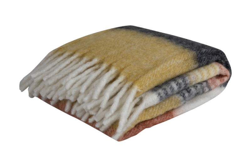 Brafab Honung Pläd Gul