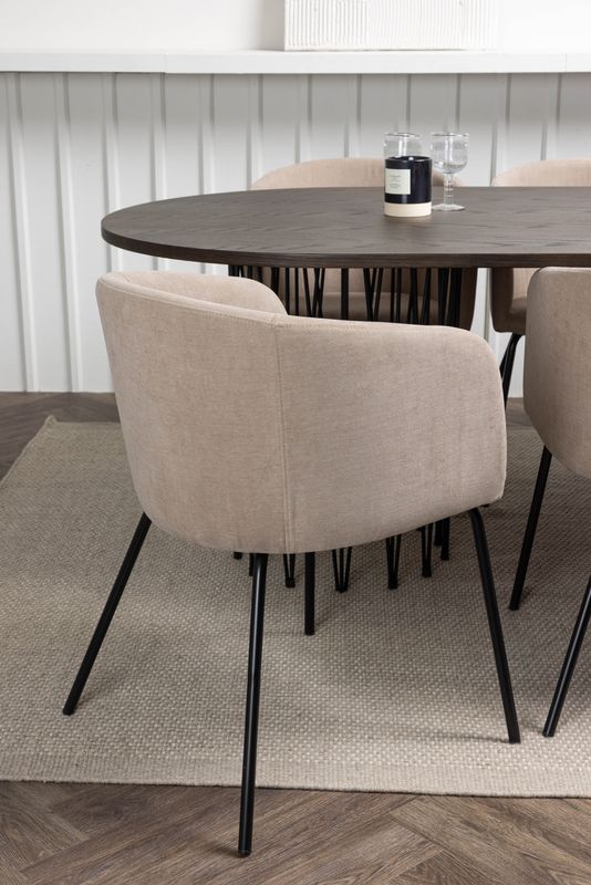 Venture Home Matgrupp Stone med stolarna Berit