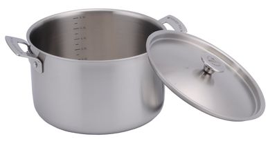 Ronneby Bruk – INOX Rostfri Gryta 24 cm 6 liter, 3-Ply Konstruktion
