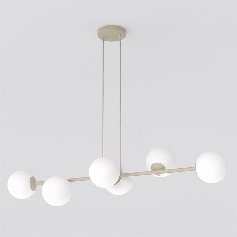 Emibig Lighting Taklampa MAGNUS 6 MOKKA OPAL