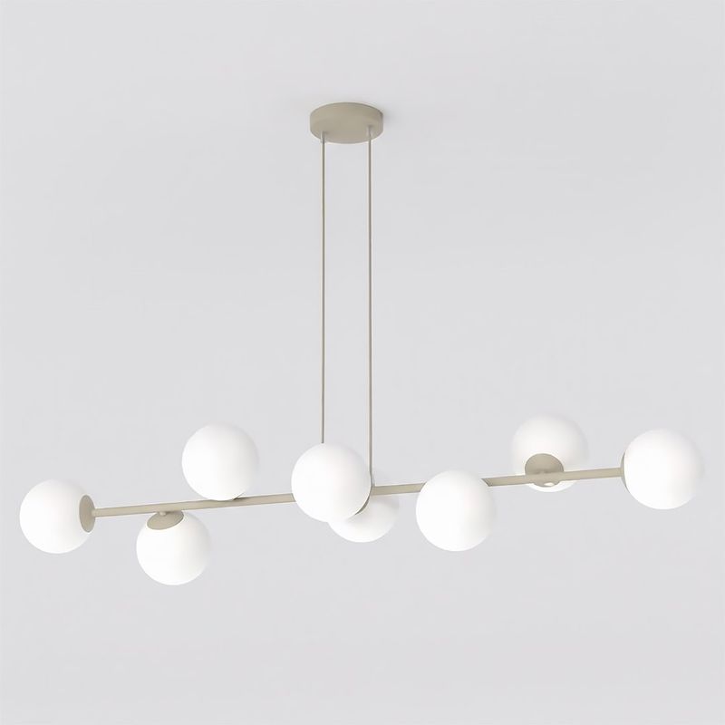 Emibig Lighting Taklampa MAGNUS 8 MOKKA OPAL