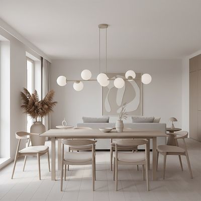 Emibig Lighting Taklampa MAGNUS 8 MOKKA OPAL