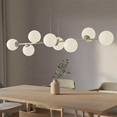 Emibig Lighting Taklampa MAGNUS 8 MOKKA OPAL
