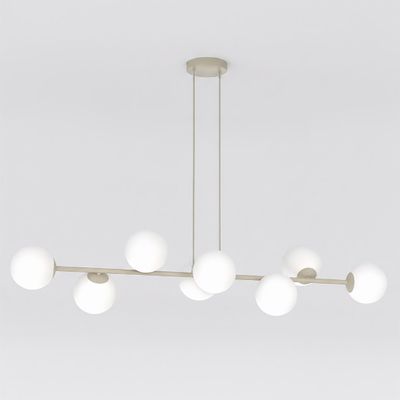Emibig Lighting Taklampa MAGNUS 8 MOKKA OPAL