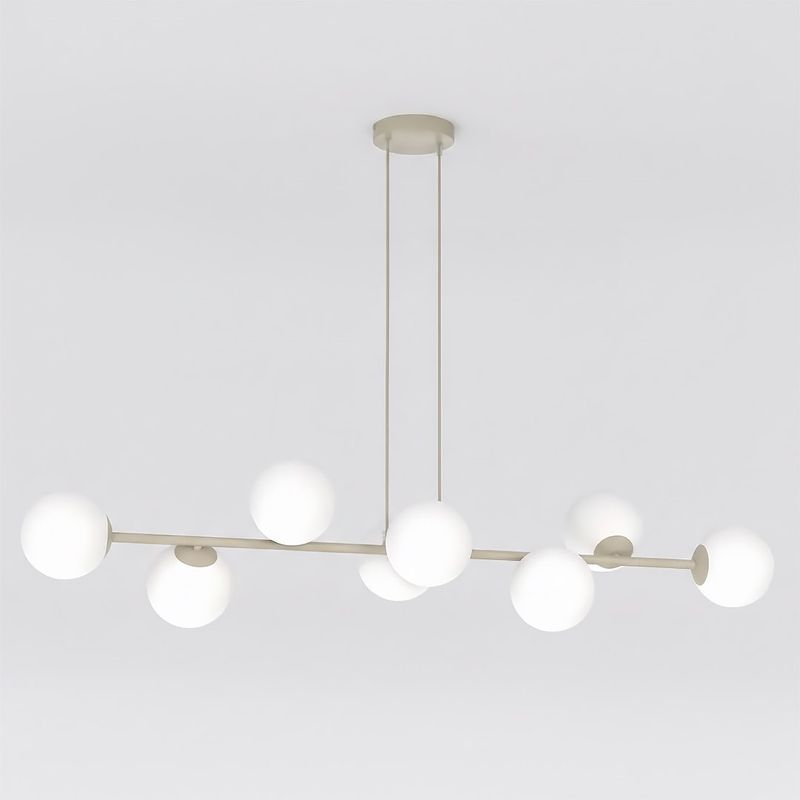 Emibig Lighting Taklampa MAGNUS 8 MOKKA OPAL