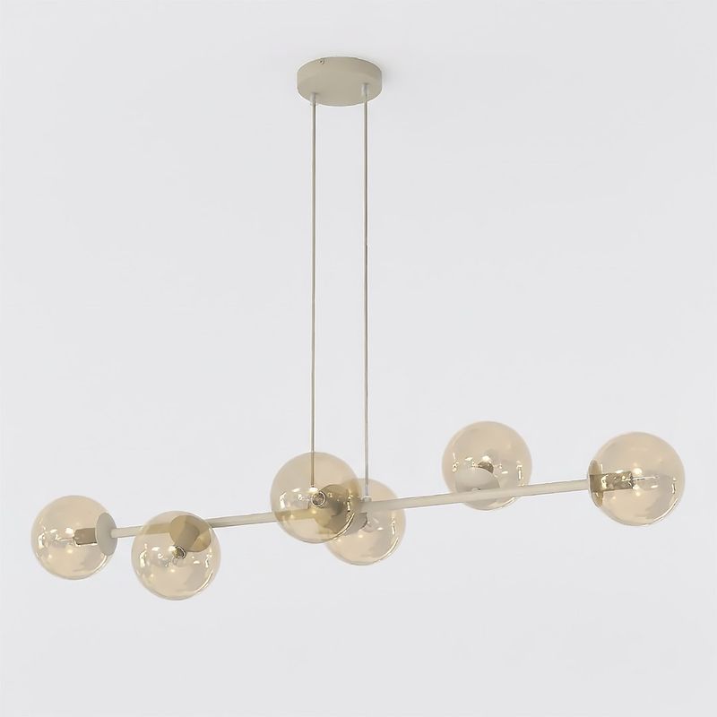 Emibig Lighting Taklampa MAGNUS 6 MOKKA AMBER