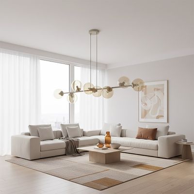 Emibig Lighting Taklampa MAGNUS 8 MOKKA AMBER
