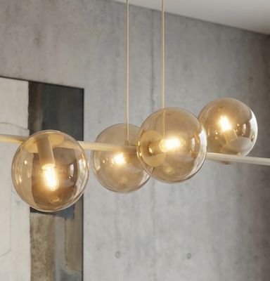 Emibig Lighting Taklampa MAGNUS 8 MOKKA AMBER