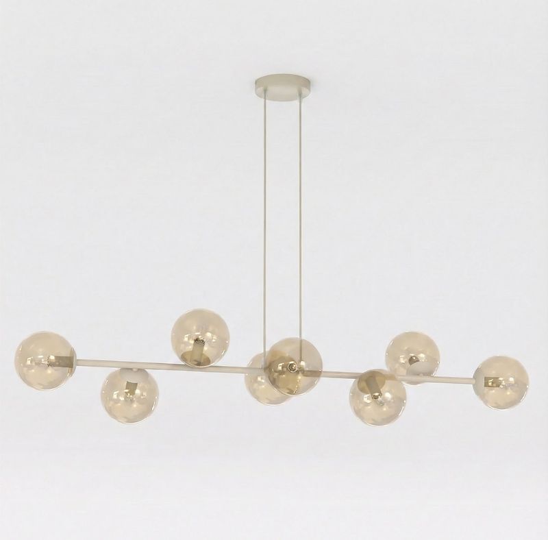Emibig Lighting Taklampa MAGNUS 8 MOKKA AMBER