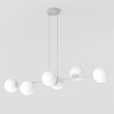 Emibig Lighting Taklampa MAGNUS 6 GRÃ… OPAL
