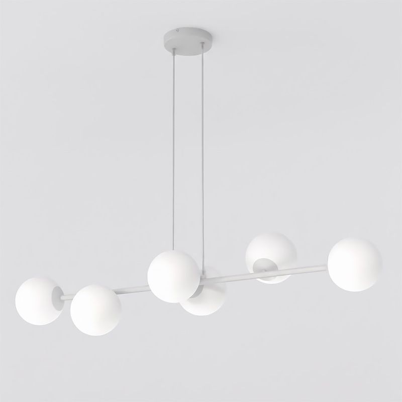 Emibig Lighting Taklampa MAGNUS 6 GRÃ… OPAL