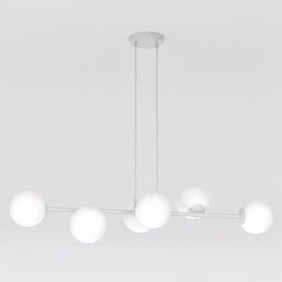 Emibig Lighting Taklampa MAGNUS 6 GRÃ… OPAL