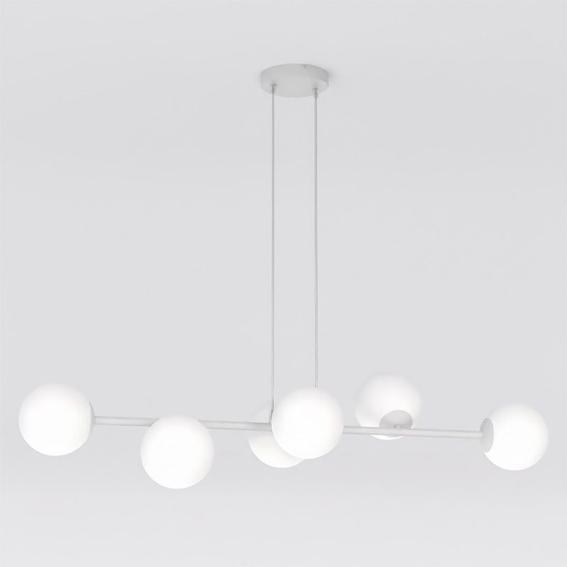 Emibig Lighting Taklampa MAGNUS 6 GRÃ… OPAL