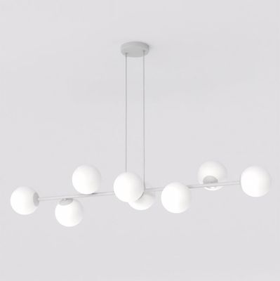Emibig Lighting Taklampa MAGNUS 8 GRÃ… OPAL