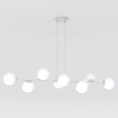 Emibig Lighting Taklampa MAGNUS 8 GRÃ… OPAL