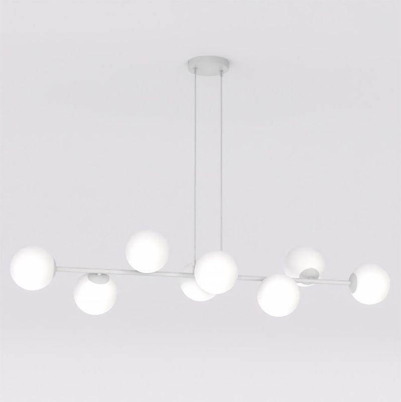 Emibig Lighting Taklampa MAGNUS 8 GRÃ… OPAL