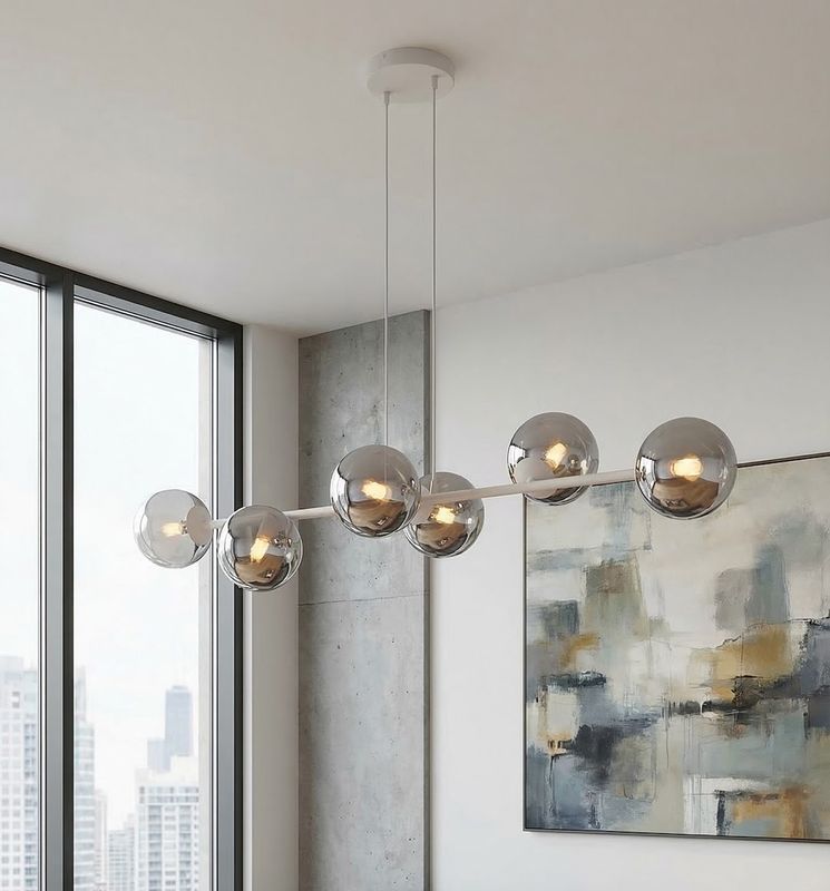 Emibig Lighting Taklampa MAGNUS 6 GRÃ… GRAFIT