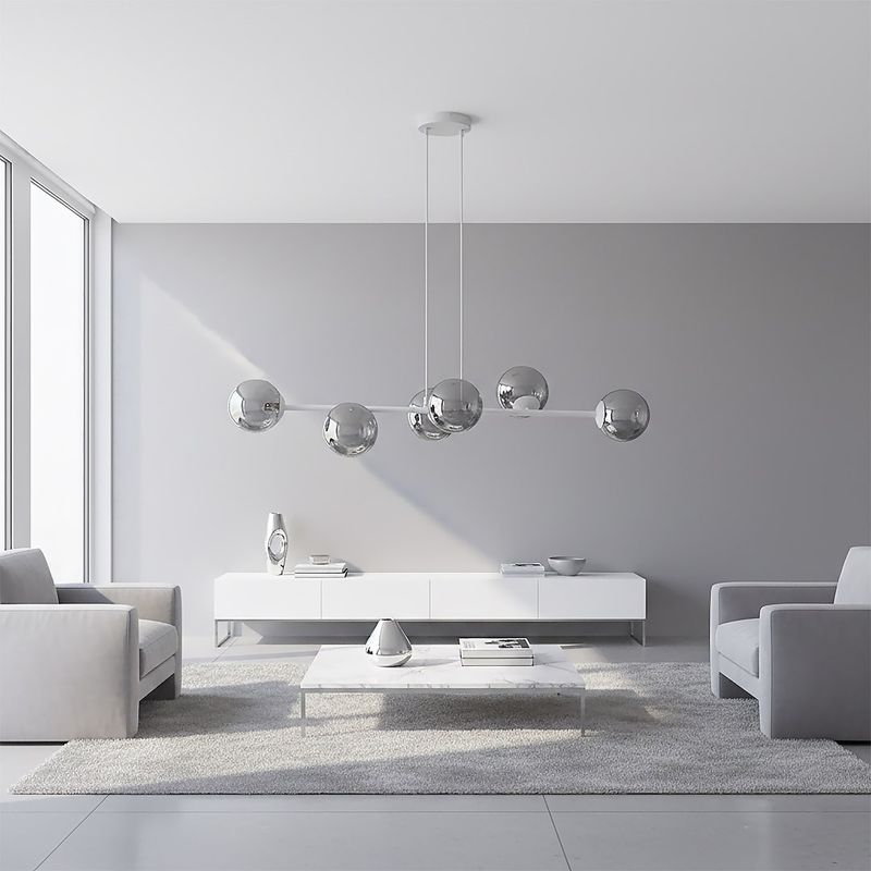 Emibig Lighting Taklampa MAGNUS 6 GRÃ… GRAFIT