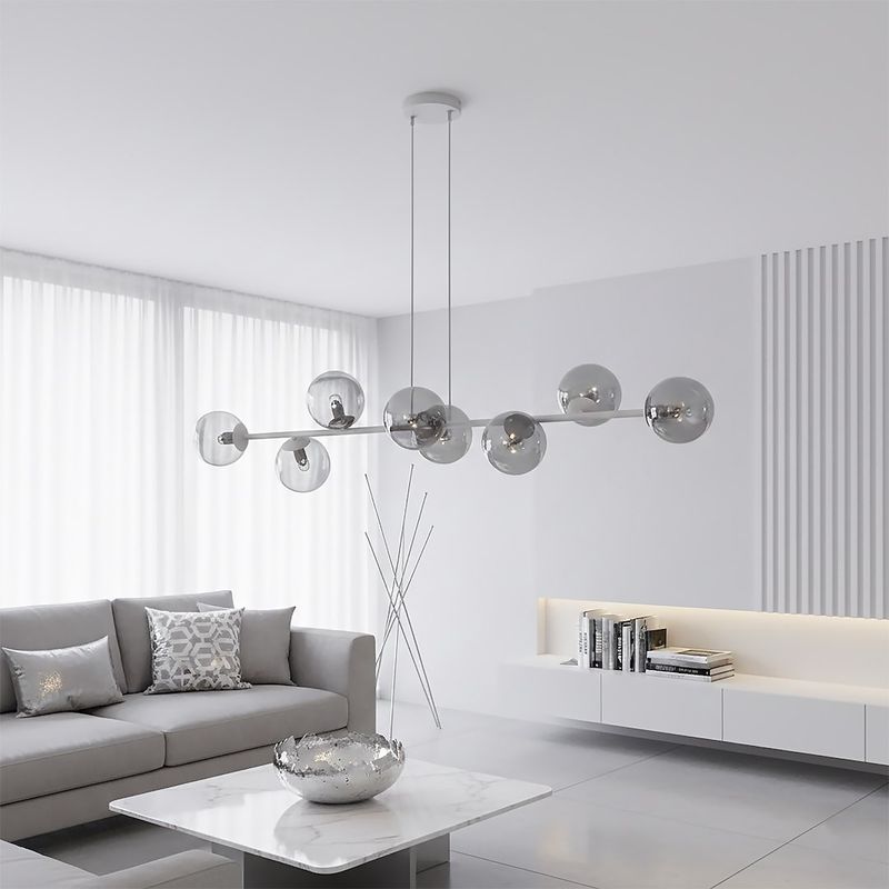 Emibig Lighting Taklampa MAGNUS 8 GRÃ… GRAFIT