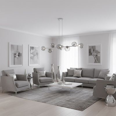 Emibig Lighting Taklampa MAGNUS 8 GRÃ… GRAFIT