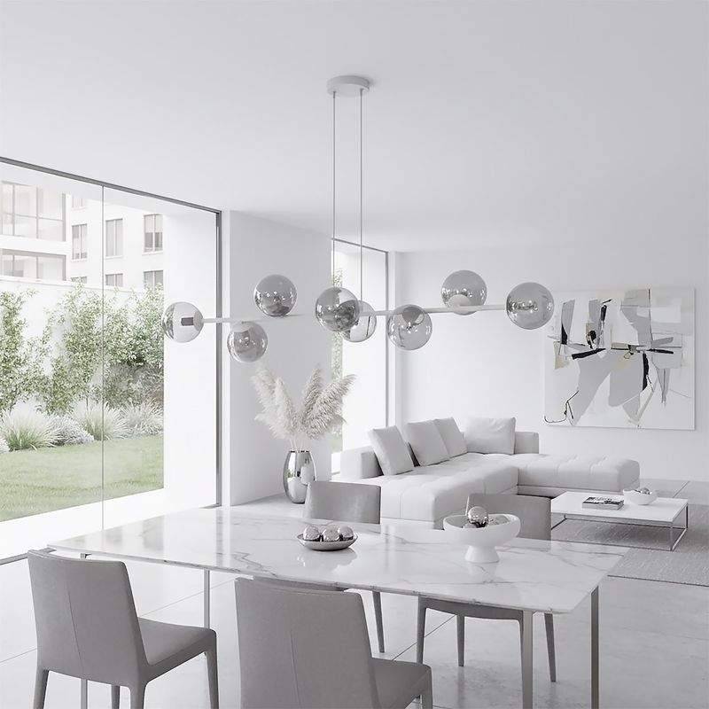 Emibig Lighting Taklampa MAGNUS 8 GRÃ… GRAFIT
