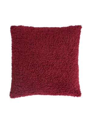 Svanefors Irja Kuddfodral Vinröd 45x45 cm