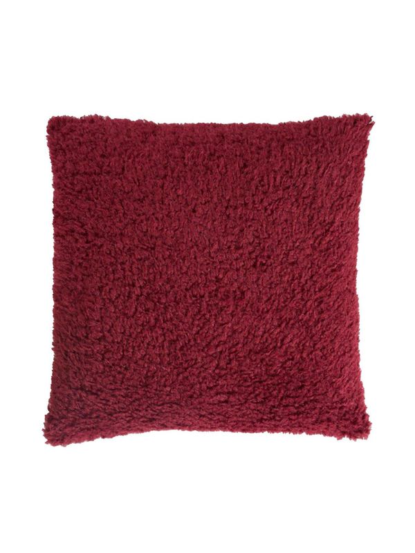 Svanefors Irja Kuddfodral Vinröd 45x45 cm