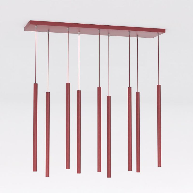 Emibig Lighting Taklampa SELTER 9 BURGUNDY
