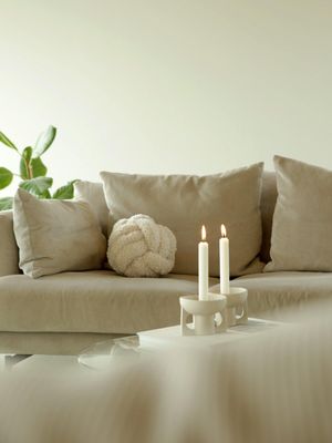 Svanefors Lilo Prydnadskudde Offwhite 25 cm