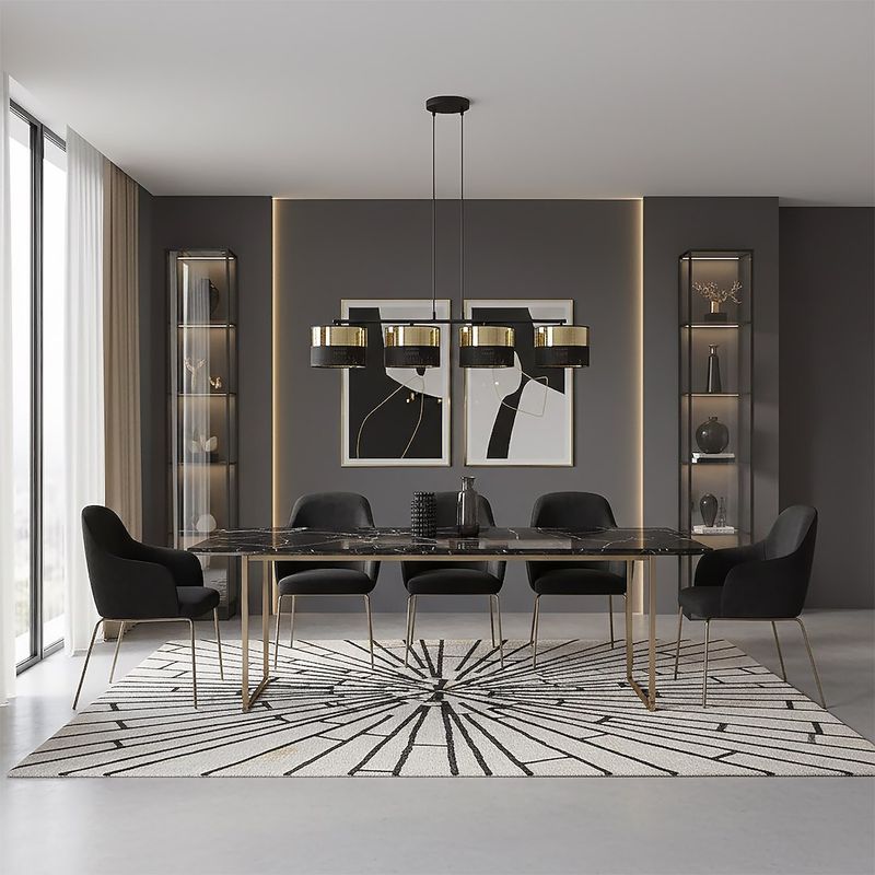 Emibig Lighting Taklampa LUX 4 BL GULD