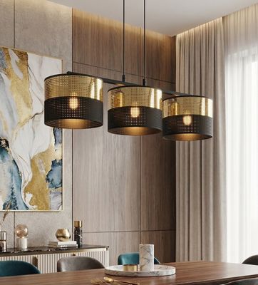 Emibig Lighting Taklampa LUX 3 BL GULD