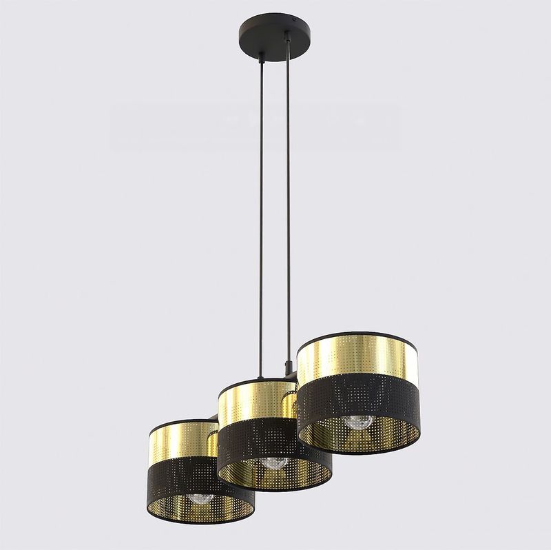 Emibig Lighting Taklampa LUX 3 BL GULD