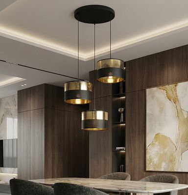 Emibig Lighting Taklampa LUX 3 BL GULD PREM