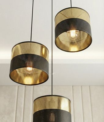 Emibig Lighting Taklampa LUX 3 BL GULD PREM