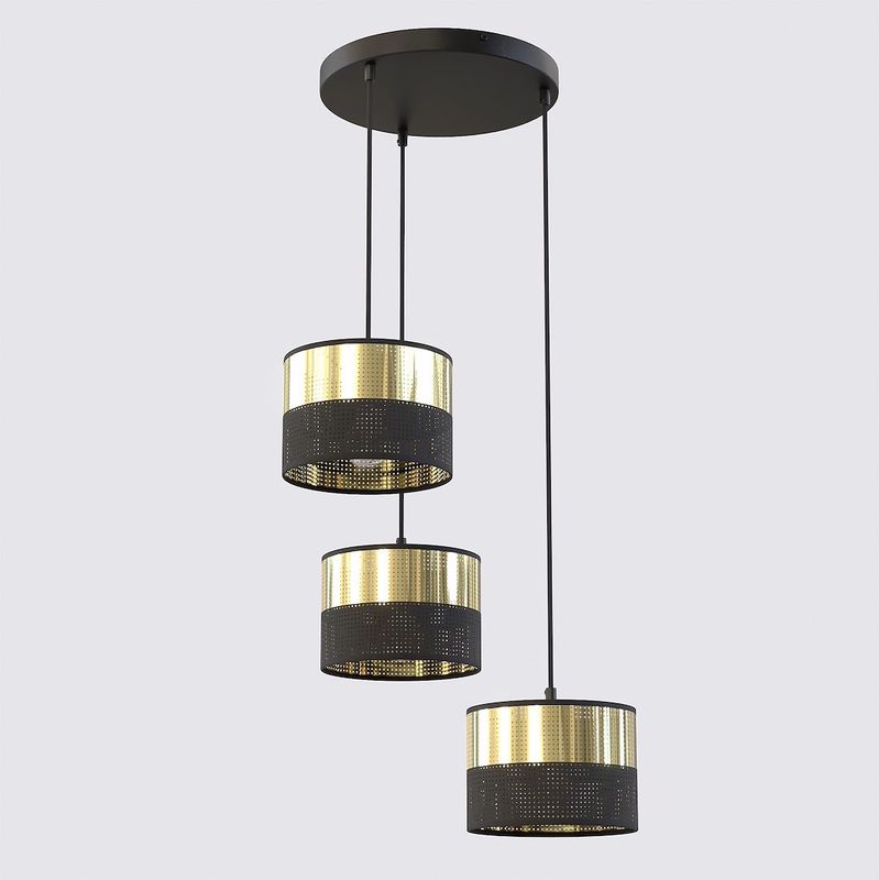 Emibig Lighting Taklampa LUX 3 BL GULD PREM
