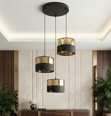 Emibig Lighting Taklampa LUX 3 BL GULD PREM