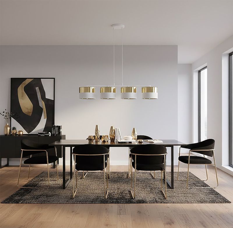 Emibig Lighting Taklampa LUX 4 WH GULD