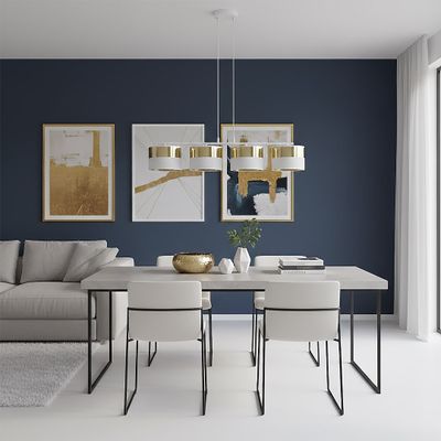 Emibig Lighting Taklampa LUX 4 WH GULD