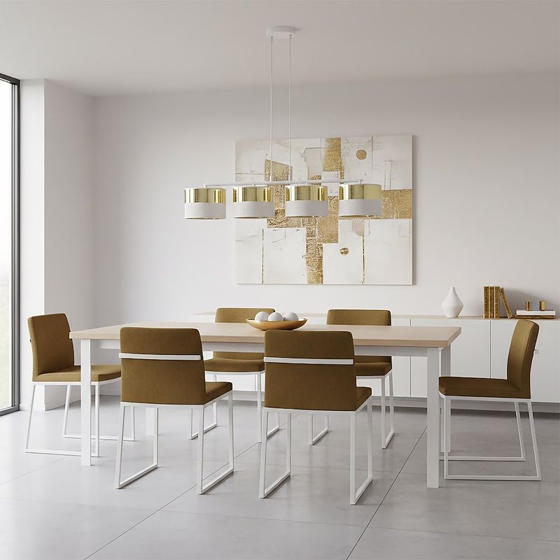 Emibig Lighting Taklampa LUX 4 WH GULD