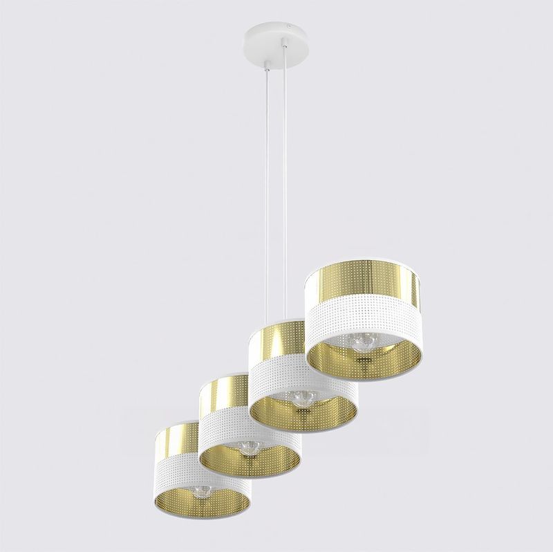 Emibig Lighting Taklampa LUX 4 WH GULD