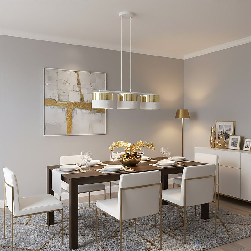 Emibig Lighting Taklampa LUX 3 WH GULD