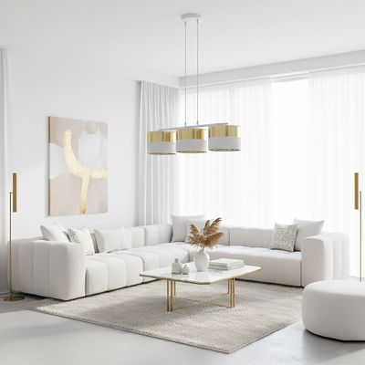 Emibig Lighting Taklampa LUX 3 WH GULD