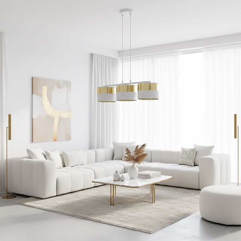 Emibig Lighting Taklampa LUX 3 WH GULD