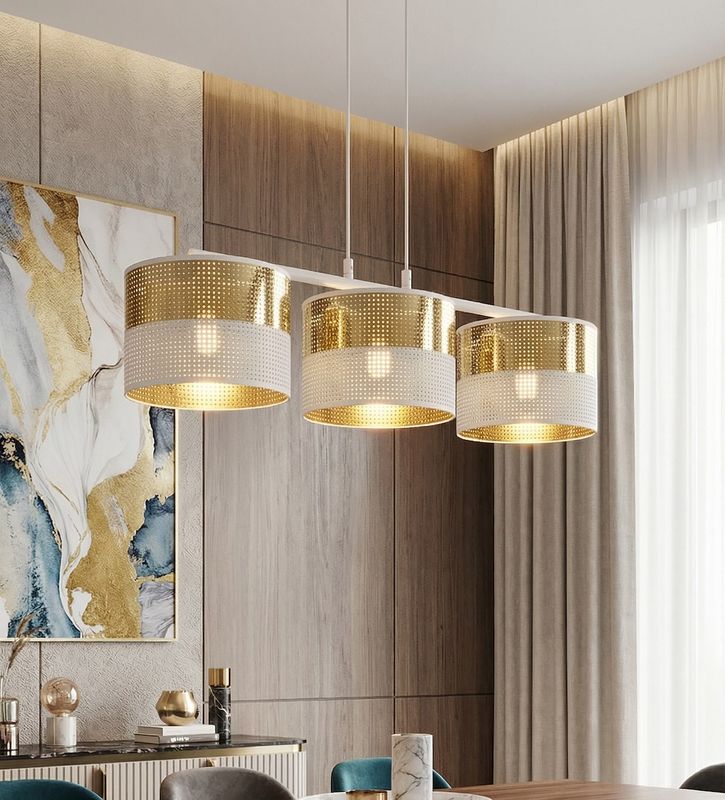 Emibig Lighting Taklampa LUX 3 WH GULD