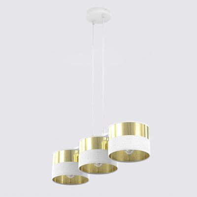 Emibig Lighting Taklampa LUX 3 WH GULD