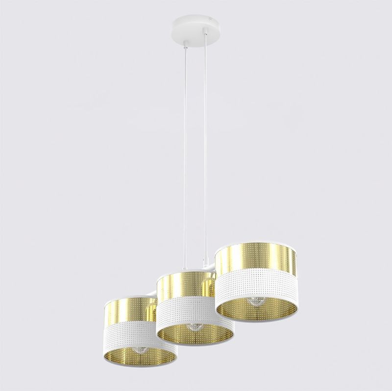Emibig Lighting Taklampa LUX 3 WH GULD