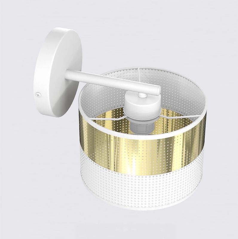 Emibig Lighting Vägglampa LUX K1 VIT GULD