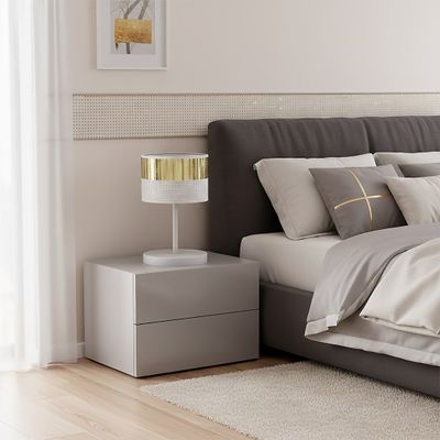 Emibig Bordslampa Lighting LUX LN1 WH GULD