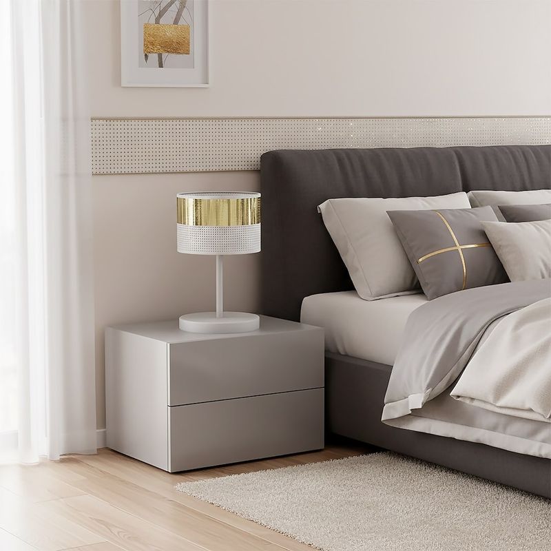 Emibig Bordslampa Lighting LUX LN1 WH GULD